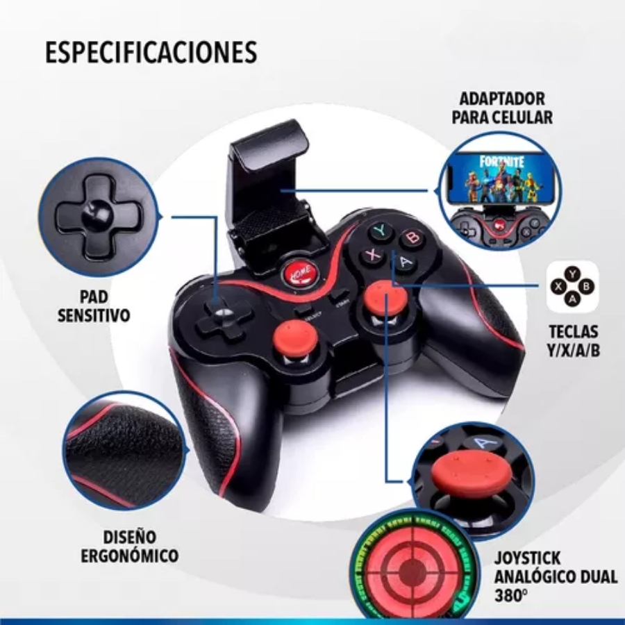Miniatura 8 de Control X3 - Joystick Inalámbrico Gamer